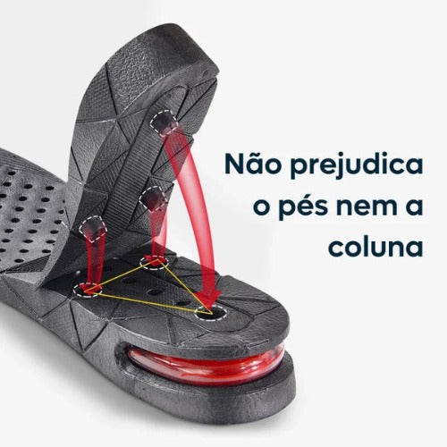 Palmilha Ortopédica para Aumento de Altura até 9cm com Tamanho Customizável