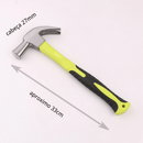 Martelo unha profissional 27mm com cabo emborrachado antideslizante