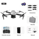 Drone profissional aéreo com câmera dupla 4k