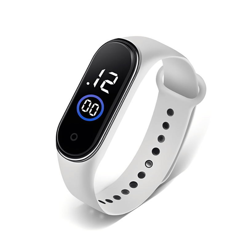 Relógio digital esportivo a prova d'água