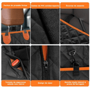 Capa de assento de carro antisujeira para cachorro