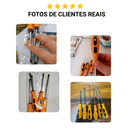 Jogo de Chaves Fenda e Phillips 6 Peças Imantadas