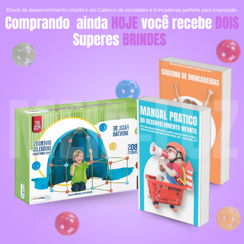 FortePlay™ - Kit de Construção de Fortes Infantis + Brinde