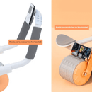 Roda dupla de exercícios abdominais