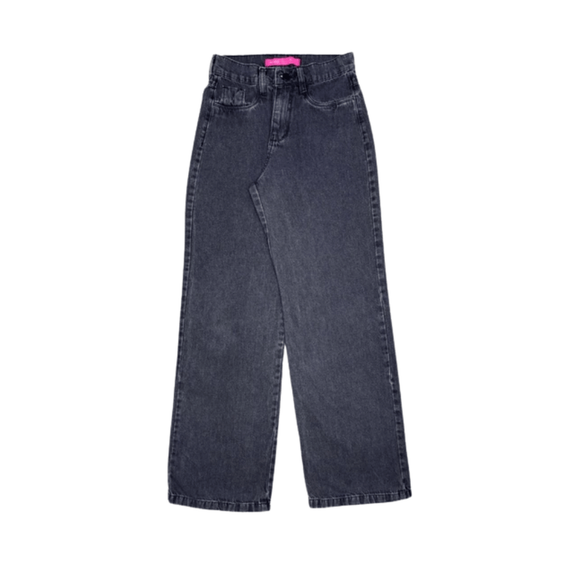 Calça jeans marmorizado feminino