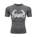 Camisa de compressão cyber tribal com proteção UV