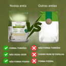 Areia Higiênica Anti Odor Biodegradável para Gatos