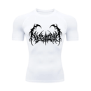 Camisa de compressão cyber tribal com proteção UV