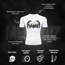 Camisa de compressão cyber tribal com proteção UV