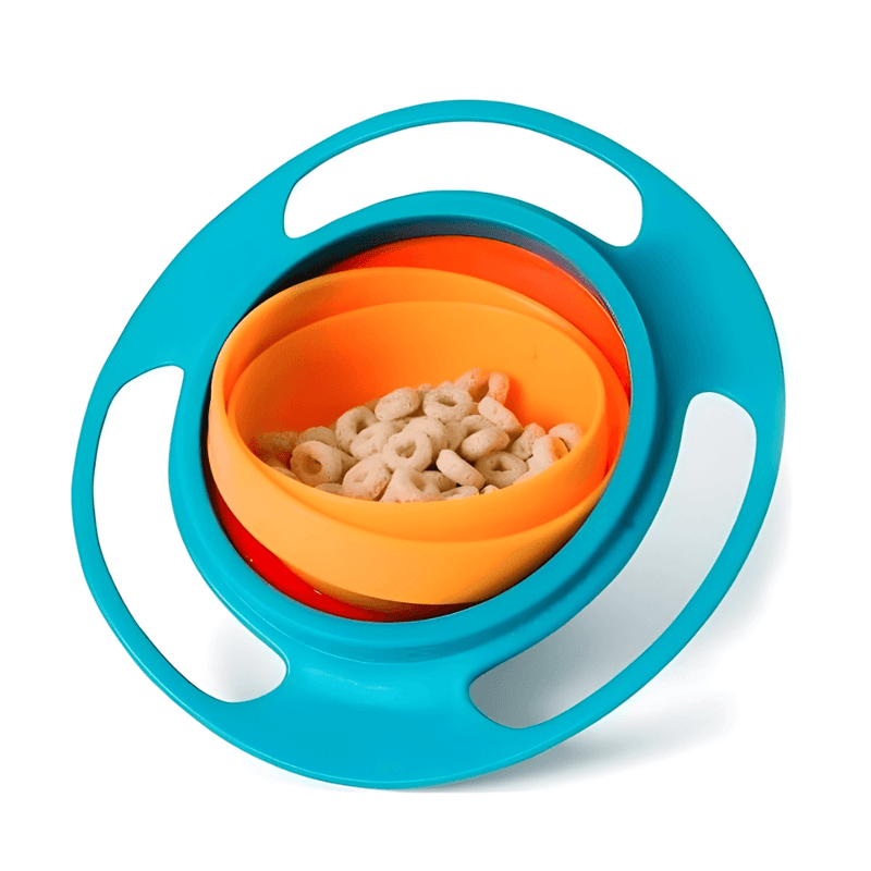 Prato Giratório Infantil Anti Sujeira 360°