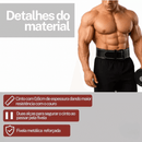 Cinturão de couro sintético para academia e crossfit