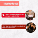 Cinturão de couro sintético para academia e crossfit