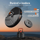 Kit 6 em 1 Halteres, barras, anilhas e kettlebell