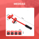 Kit para Mover Móveis Pesados com Rodinhas