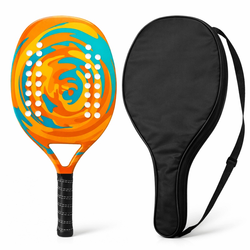 Raquete de Beach Tennis em Fibra de Carbono