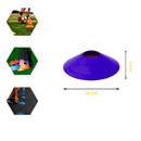 Kit de Treino Funcional para Agilidade com Cones e Chapéus Chinês