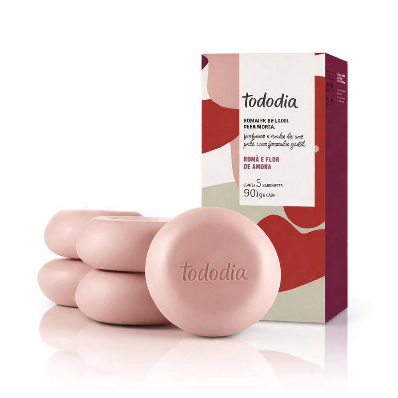 Kit Sabonete em Barra Perfumado 5 Unidades 90g