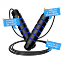 Corda de pular ajustável de 3 metros