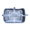 Conjunto de 6 Capas de Silicone para preservar alimentos e frutas