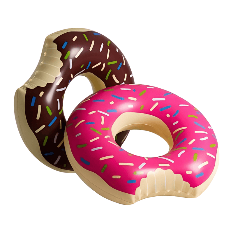 Boia inflável em forma de donut's
