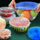 Conjunto de 6 Capas de Silicone para preservar alimentos e frutas