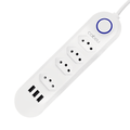 Extensão de 2 metros com entradas USB,PD e Socket 110v/220v