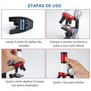 Microscópio educativo infantil