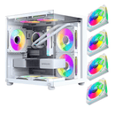 Gabinete gamer com 4 fans RGB GB1797