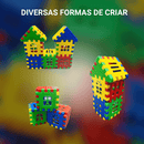 Bloquinhos de montar Infantil com 160 peças