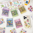 Cartelas de 50 adesivos impermeáveis e fofos