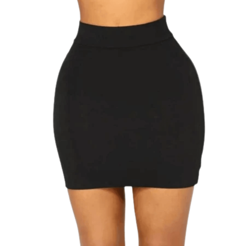 Saia curta feminina de malha