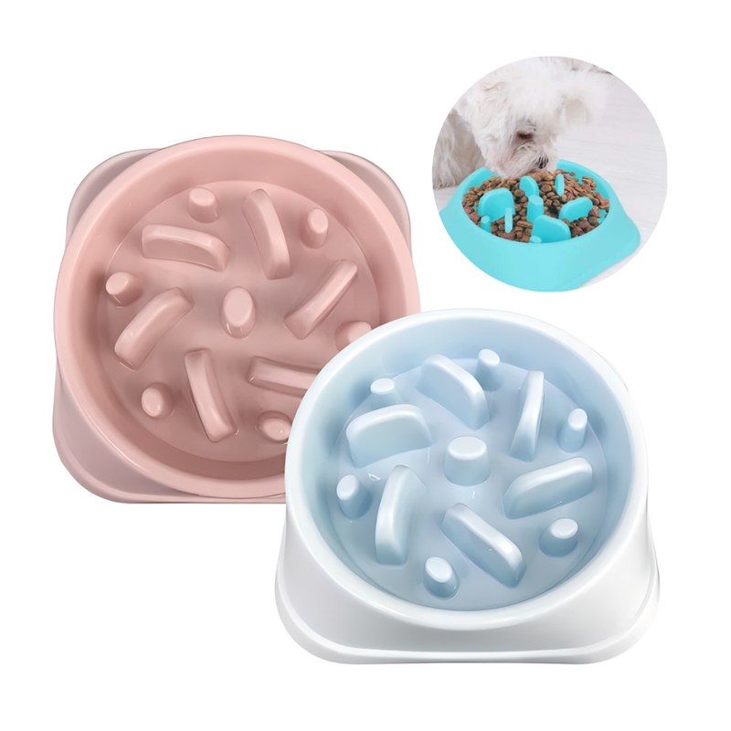 Comedouro lento premium Interativo e antiderrapante