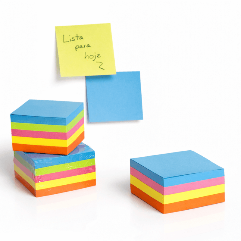 Kit Bloco de Notas Adesivo Coloridas