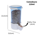 Kit Comedouro automático de sementes + Bebedouro Automático para aves