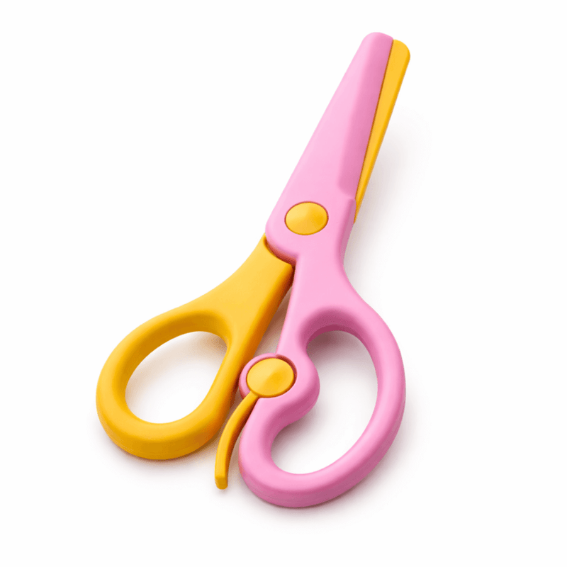 Tesoura Escolar Sem Ponta para Crianças