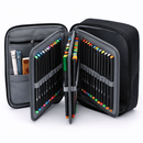 Estojo Escolar em Matelassê com 2 Compartimentos