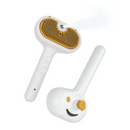 Escova autolimpante para gatos e cachorros