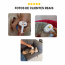 Escova autolimpante para gatos e cachorros
