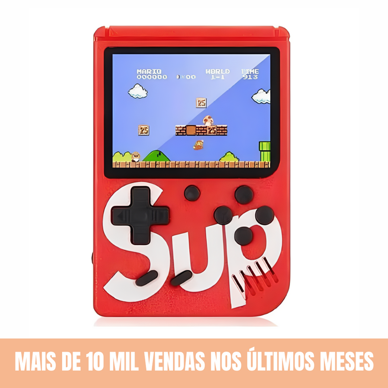 Mini video game retro portátil c/ 400 jogos