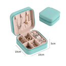 Estojo portátil organizador de joias e bijuterias