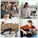 Mini Microfone sem fio de lapela