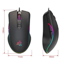 Mouse gamer pro RGB USB com sensor de alta precisão