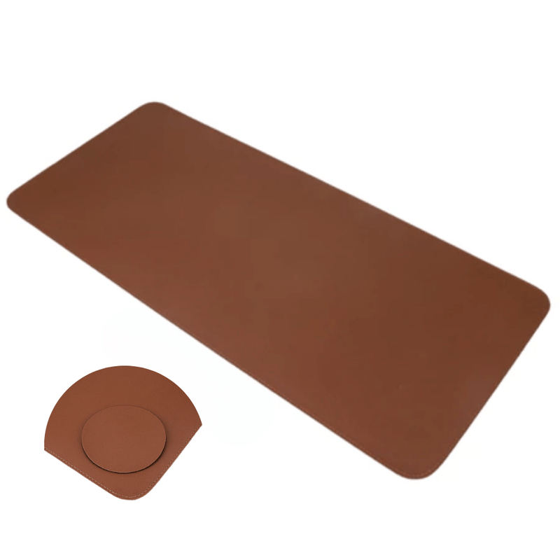 Mouse pad grande 70x30 de couro ecológico