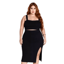 Conjunto Top&Saia plus size