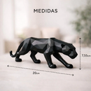 Escultura Decorativa Pantera Geométrica