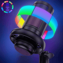 Microfone gamer USB com led RGB