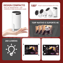 Projetor portátil 4K HD