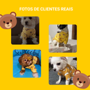 Roupa de moletom estampada para pet