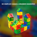 Bloquinhos de montar Infantil com 160 peças