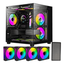 Gabinete gamer com 4 fans RGB GB1797